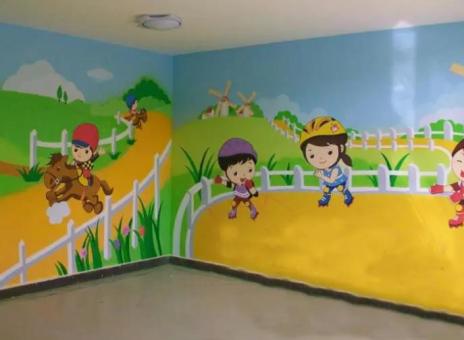 徐州幼儿园墙体彩绘制作流程及注意事项