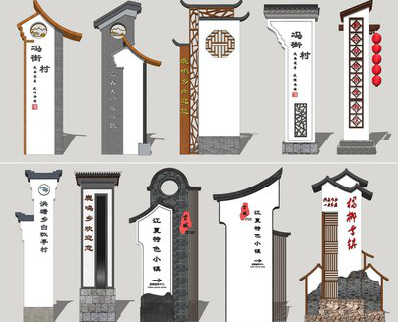 徐州美丽乡村标识标牌有哪些分类？