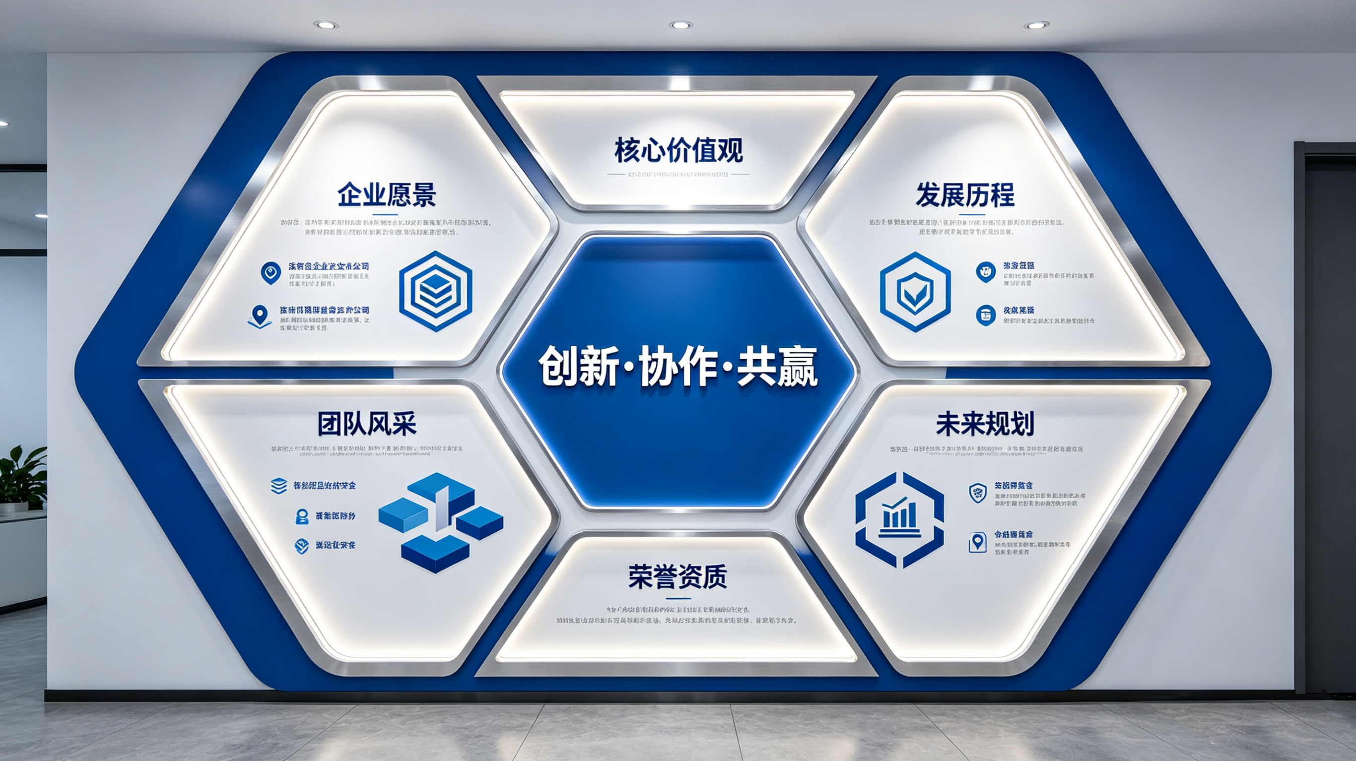 徐州企业文化墙六边形避坑指南（新手常犯5个错误）